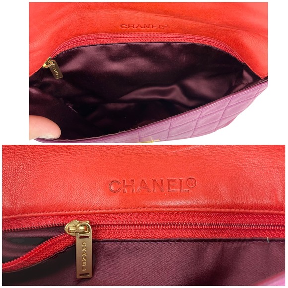 CHANEL Classic Chocolate Bar Reissue Double Pocket Flap Bag Vintage - Picture 6 of 11